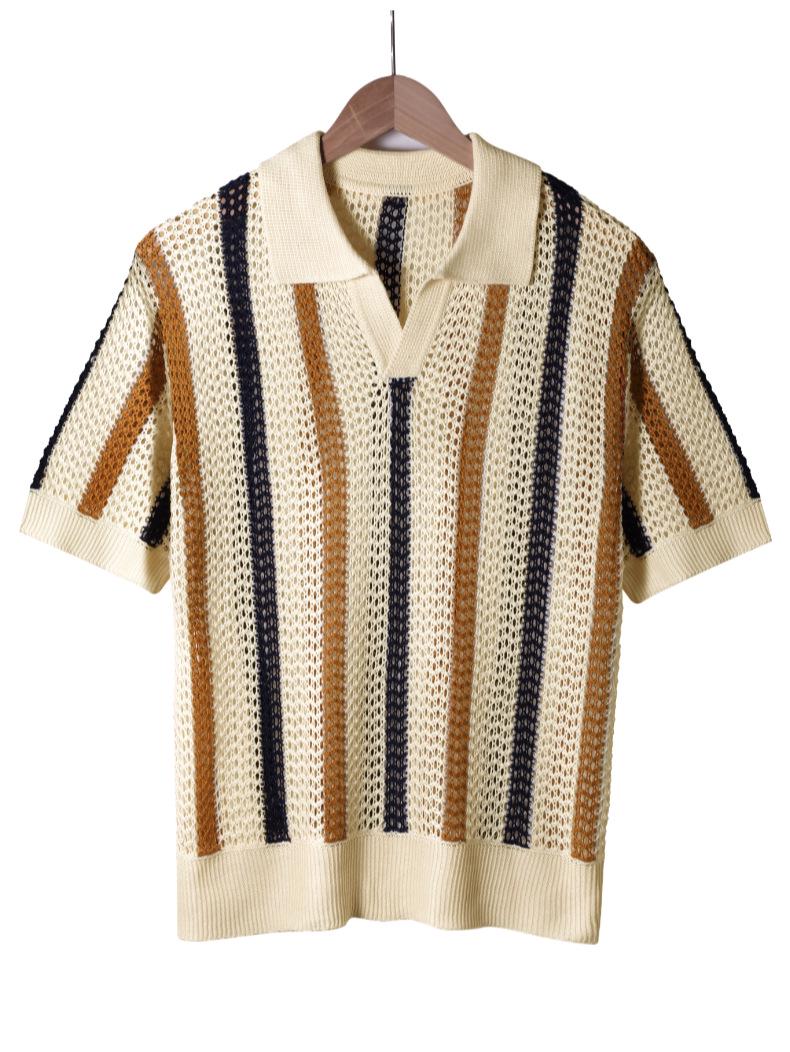Men s Summer Geometric Striped Round Neck T-shirt M
Men s Summer Geometric Striped Round Neck T-shirt M