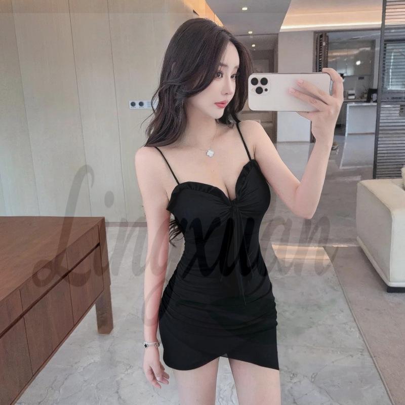 Women s Nightclub Hip-Hugging Short Skirt with Low-Cut Bow, Tight Straps, Sexy Work Dress L чёрный
Women s Nightclub Hip-Hugging Short Skirt with Low-Cut Bow, Tight Straps, Sexy Work Dress L чёрный