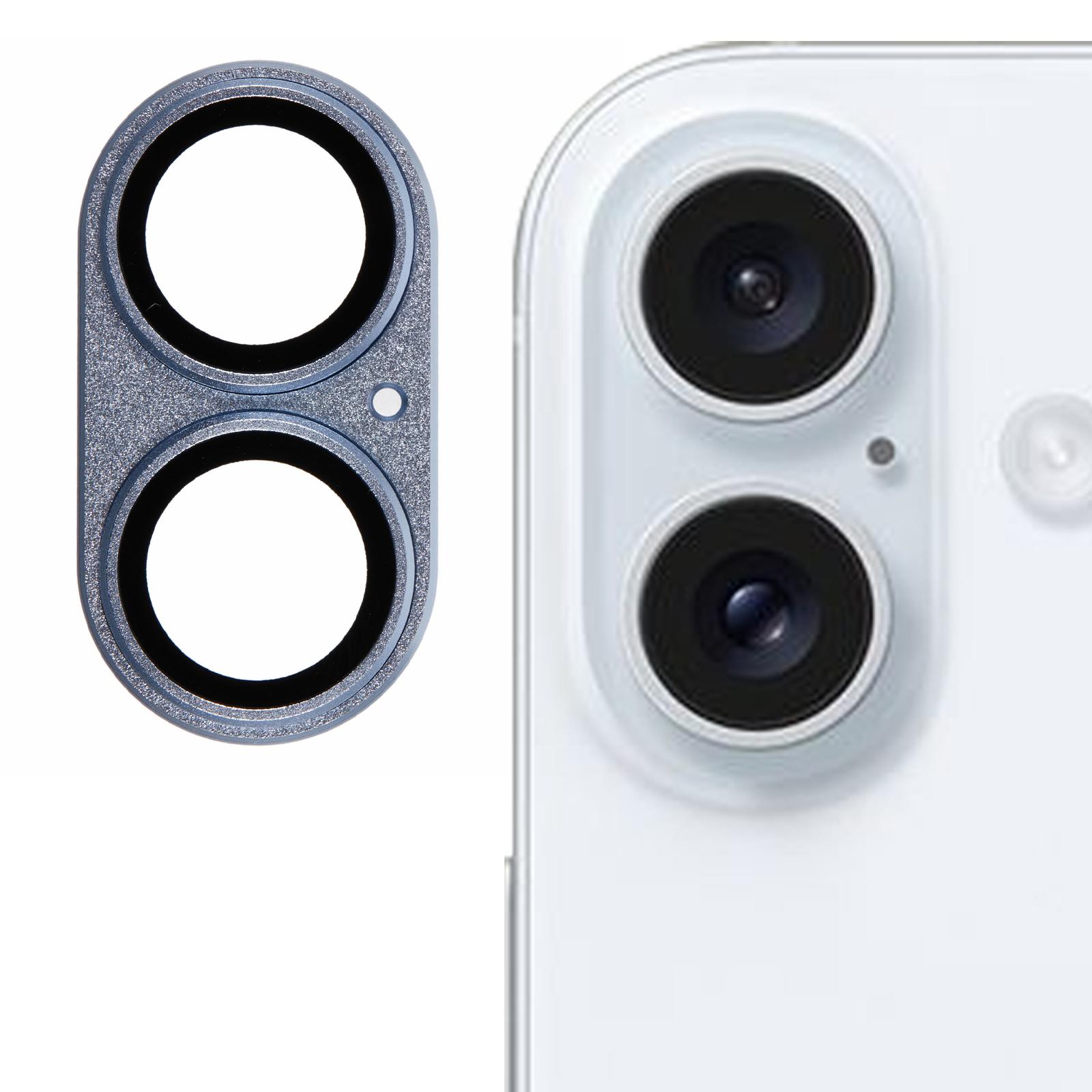 For iPhone 16 Plus/16 Camera Lens Protector Anti-Scratch Tempered Glass Rear Lens Film Blue
For iPhone 16 Plus/16 Camera Lens Protector Anti-Scratch Tempered Glass Rear Lens Film Blue