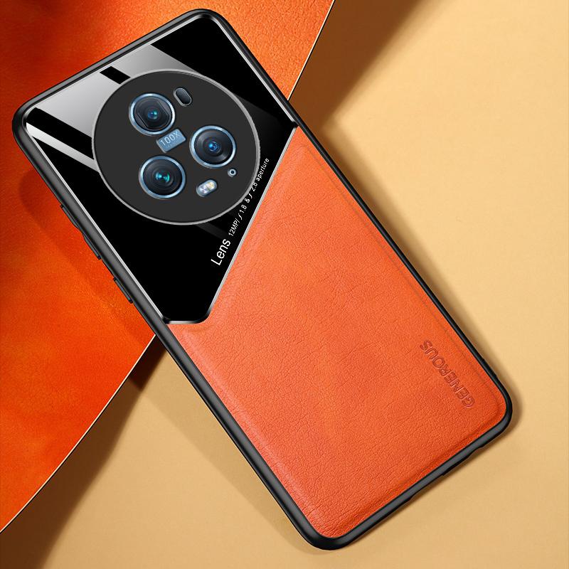Anti-scratch Cover for Honor Magic5 Pro PU Leather Coated TPU+PC Phone Case with Car Mount Metal Sheet Orange
Anti-scratch Cover for Honor Magic5 Pro PU Leather Coated TPU+PC Phone Case with Car Mount Metal Sheet Orange