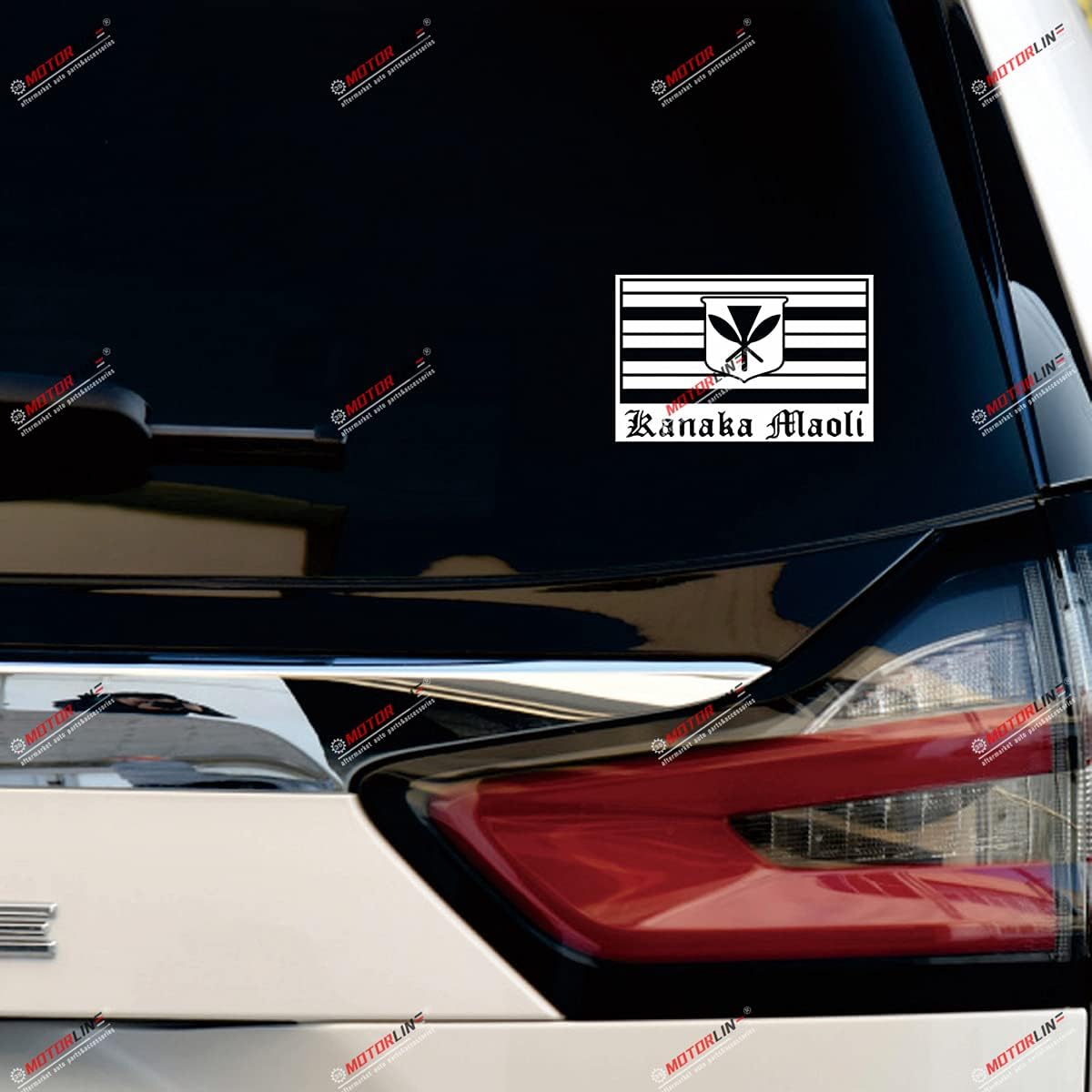 (2) 5 White Kanaka Maoli Flag Hawaiian Hawaii Decal Sticker Car Vinyl sda2
(2) 5 White Kanaka Maoli Flag Hawaiian Hawaii Decal Sticker Car Vinyl sda2
