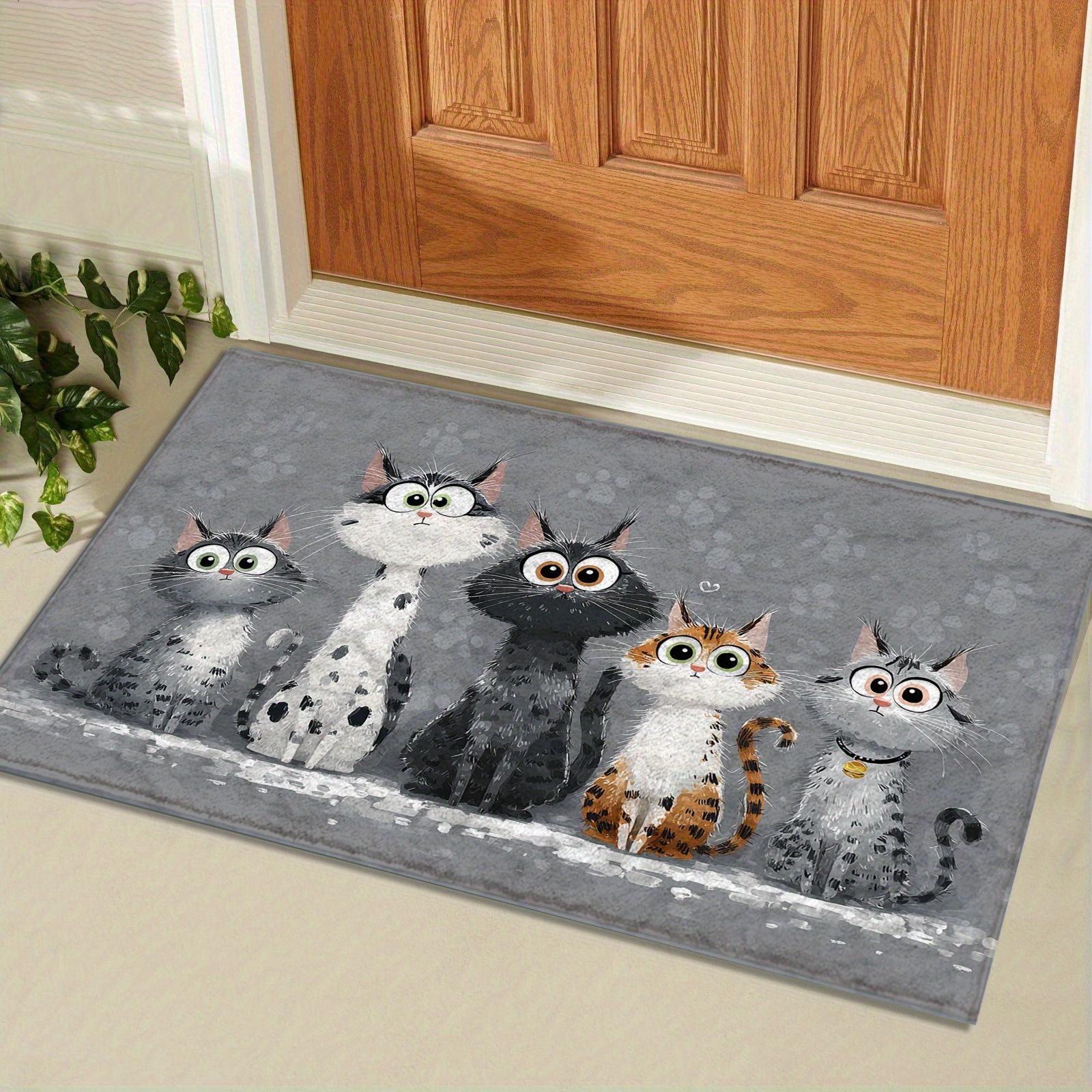 Welcome To Our Fur Ever Home Doormat Cute Cats Design for Entryway Kitchen Bathroom Non Slip Durable Floor Mat Home Decoration 40x60cm
Welcome To Our Fur Ever Home Doormat Cute Cats Design for Entryway Kitchen Bathroom Non Slip Durable Floor Mat Home Decoration 40x60cm