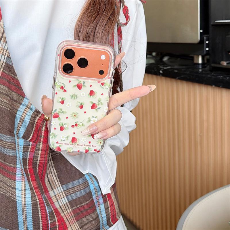 Spring Fresh Strawberry Floral Phone Case for iPhone 17 Pro Max / 16 / 15 / 14 14 Pro
Spring Fresh Strawberry Floral Phone Case for iPhone 17 Pro Max / 16 / 15 / 14 14 Pro