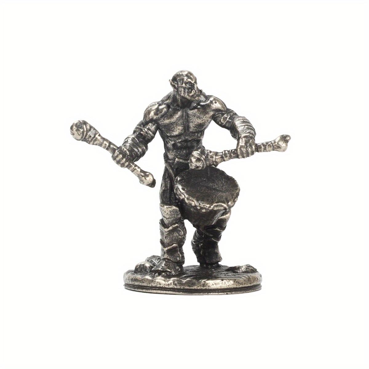 Vintage White Brass Drummer Orc Soldiers Models Desktop Ornaments Decorations Game Miniature Figurine Accessories Men Gifts 1pcs
Vintage White Brass Drummer Orc Soldiers Models Desktop Ornaments Decorations Game Miniature Figurine Accessories Men Gifts 1pcs