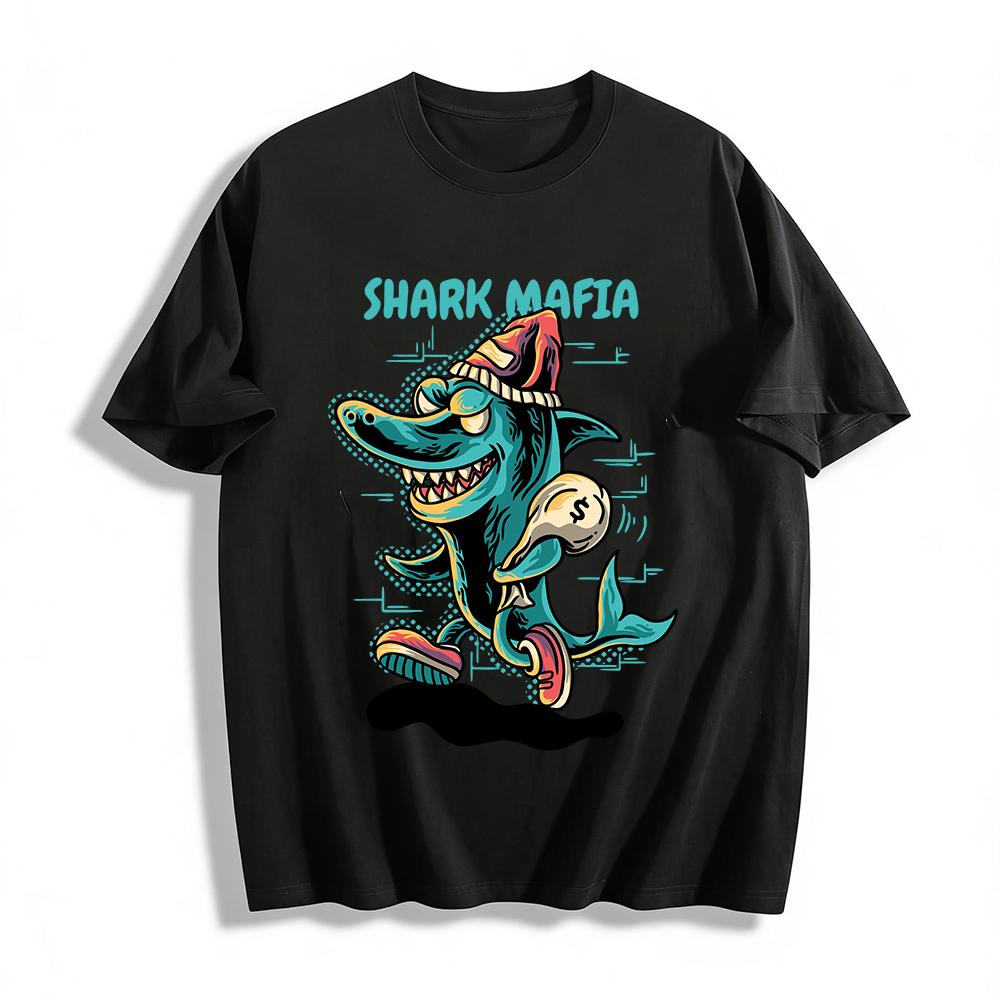 Графическая футболка Shark Mafia Money Bag Уличный стиль Повседневный Унисекс Топ Хлопковая футболка XXS
Графическая футболка Shark Mafia Money Bag Уличный стиль Повседневный Унисекс Топ Хлопковая футболка XXS