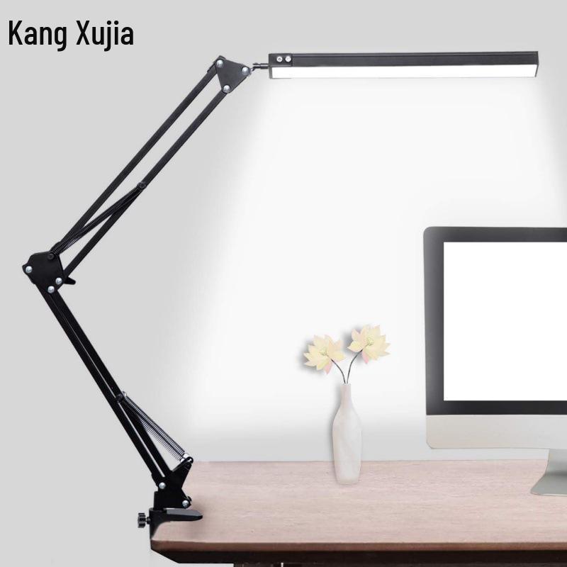 LED Desk Lamp with Eye-Protection, Long Arm, USB Charging, Folding Clip for Dorms and Bedside Reading Iron Clip чорний
LED Desk Lamp with Eye-Protection, Long Arm, USB Charging, Folding Clip for Dorms and Bedside Reading Iron Clip чорний