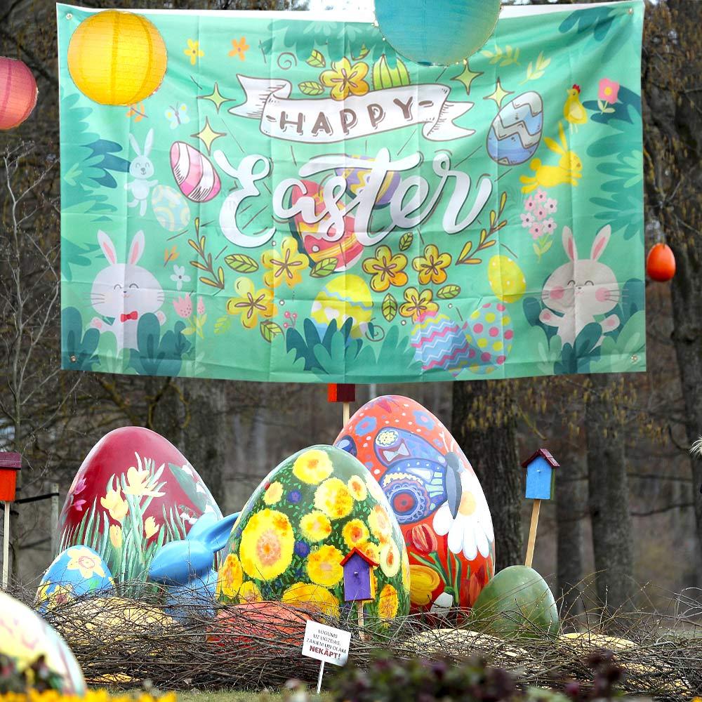 Colorful Rabbit Egg Background Celebrate Easter Hanging Banner Poster Props Photography Props зелений
Colorful Rabbit Egg Background Celebrate Easter Hanging Banner Poster Props Photography Props зелений