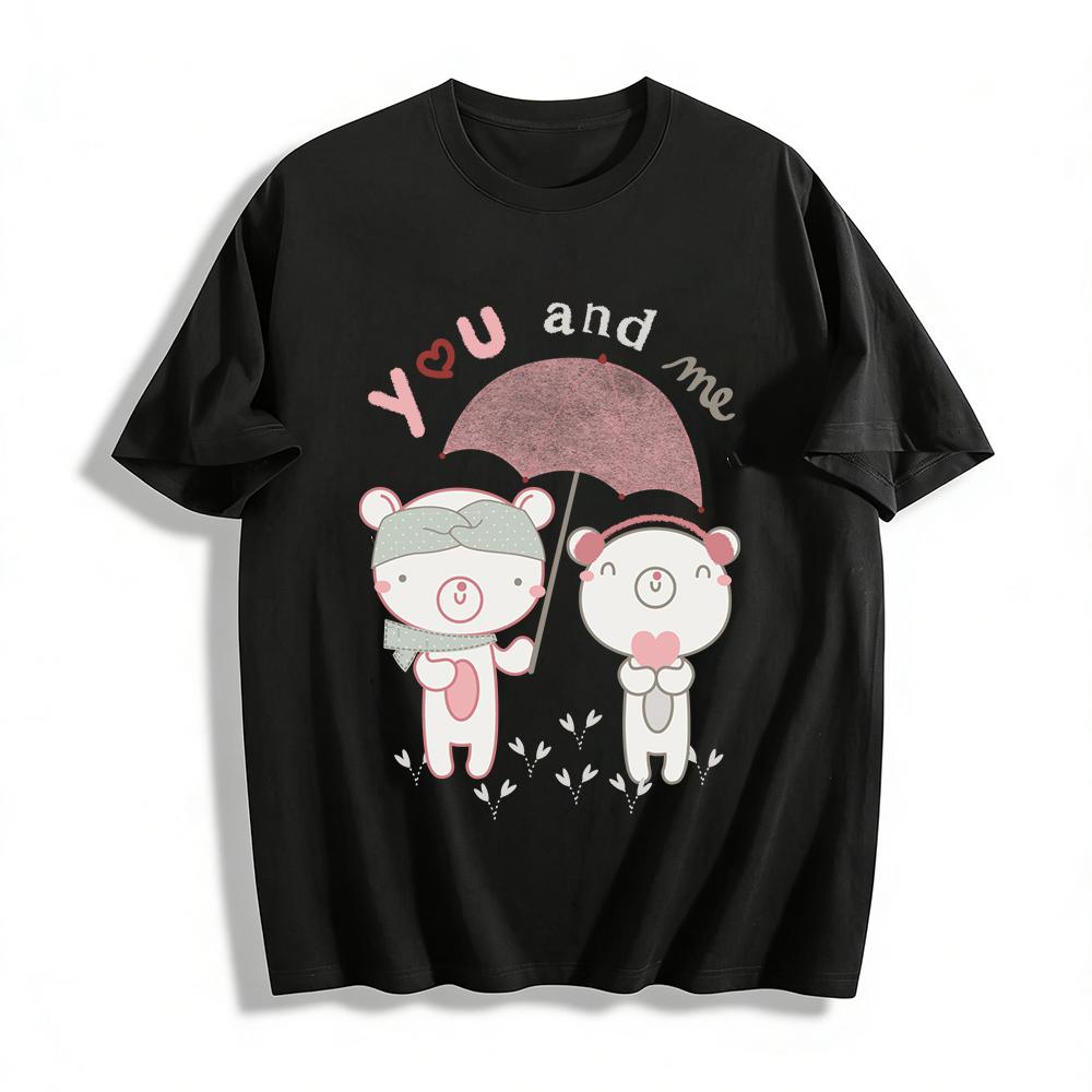 Cute Parent-child Bear Print Top Soft Healing You and Me Theme Casual Daily Pullover Pure cotton T-shirt XXS
Cute Parent-child Bear Print Top Soft Healing You and Me Theme Casual Daily Pullover Pure cotton T-shirt XXS
