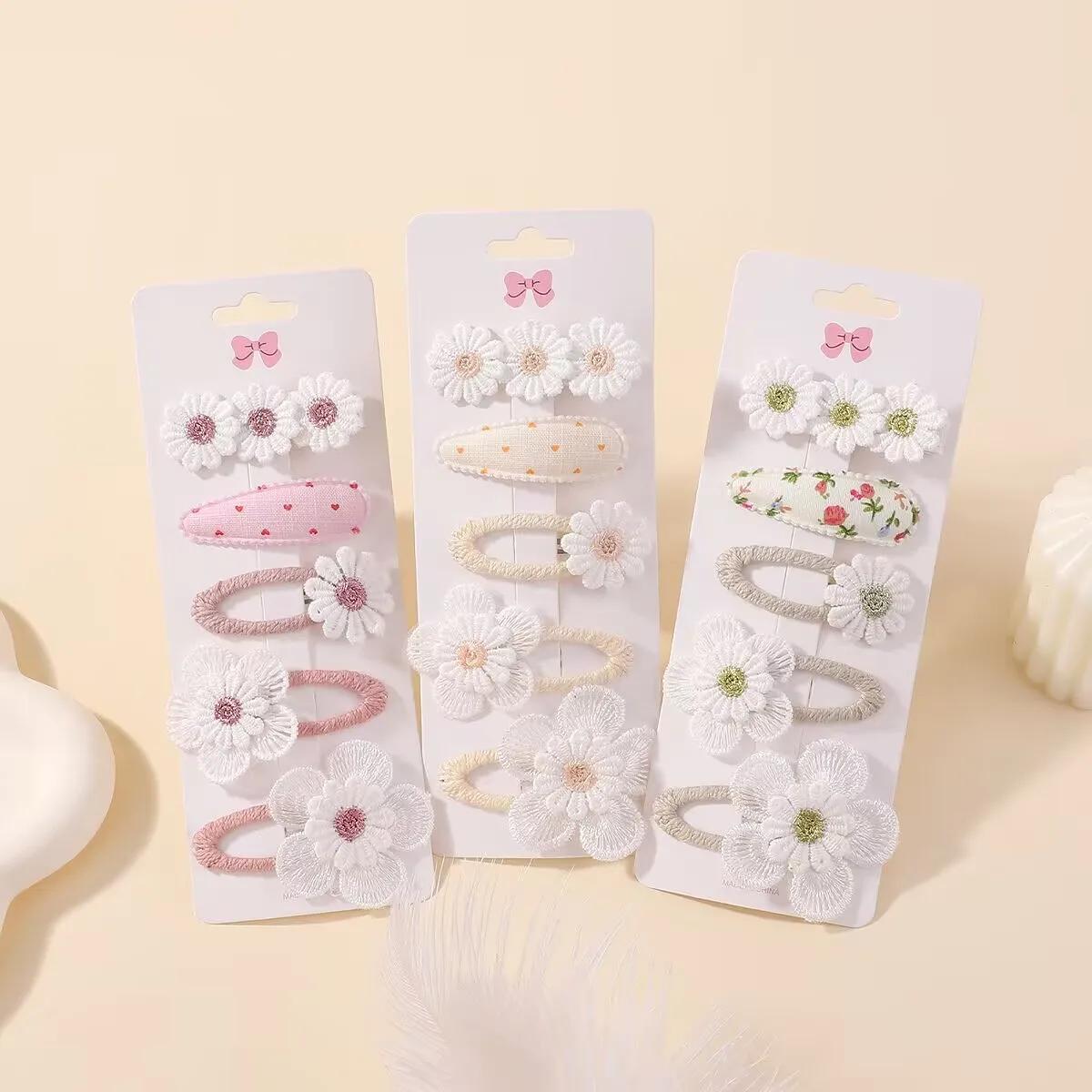 5Pcs BB Clips Set for Children Sweet Printe Hairbangs Hairclip Girls Barrette Ins Style Daisy Hairpin Ornaments Hair Accessories
5Pcs BB Clips Set for Children Sweet Printe Hairbangs Hairclip Girls Barrette Ins Style Daisy Hairpin Ornaments Hair Accessories