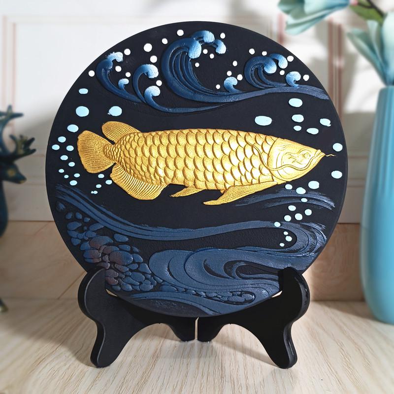 Luxurious Golden Arowana Living Room Ornament: High-End Activated Carbon Decor for a Prosperous Home
Luxurious Golden Arowana Living Room Ornament: High-End Activated Carbon Decor for a Prosperous Home