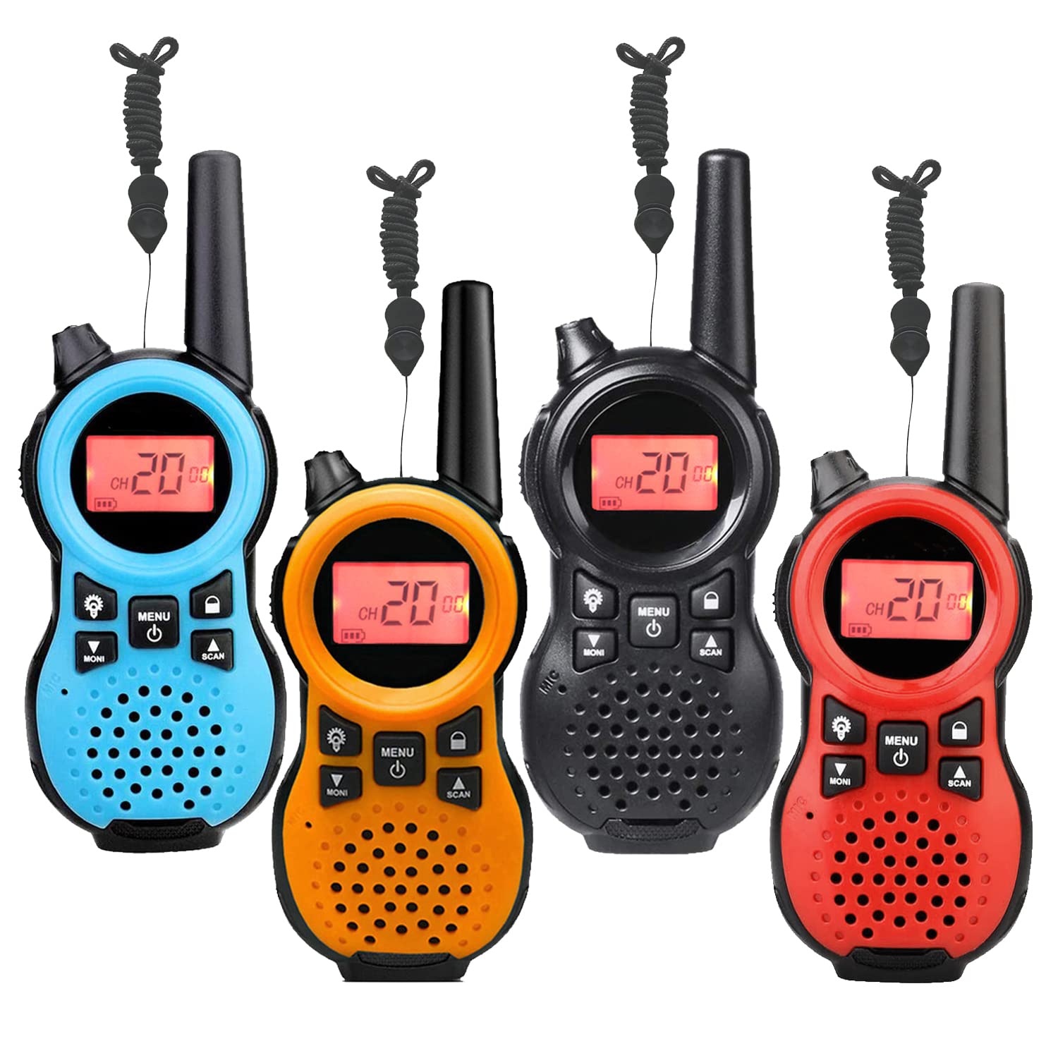 Set of 4 TRH866 Walkie-Talkies for Kids, Compact, Energy-Saving, Rechargeable Multi-Function Radios, Toys, No License or Qualification Required,
Set of 4 TRH866 Walkie-Talkies for Kids, Compact, Energy-Saving, Rechargeable Multi-Function Radios, Toys, No License or Qualification Required,