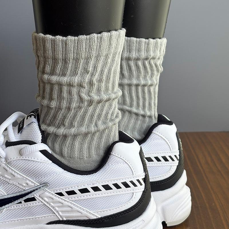Cityboy Trendy Coarse Knit Long Socks - Unisex Solid Color Japanese Style in White светло-серый
Cityboy Trendy Coarse Knit Long Socks - Unisex Solid Color Japanese Style in White светло-серый