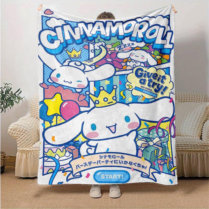 1pc Cinnamoroll s Birthday Bash Blanket, Cute Home Decor for All Seasons, Perfect Gift for Animal Lovers, Soft Throw Blanket, Ideal for Couch, Bed, or 130x150cm
1pc Cinnamoroll s Birthday Bash Blanket, Cute Home Decor for All Seasons, Perfect Gift for Animal Lovers, Soft Throw Blanket, Ideal for Couch, Bed, or 130x150cm