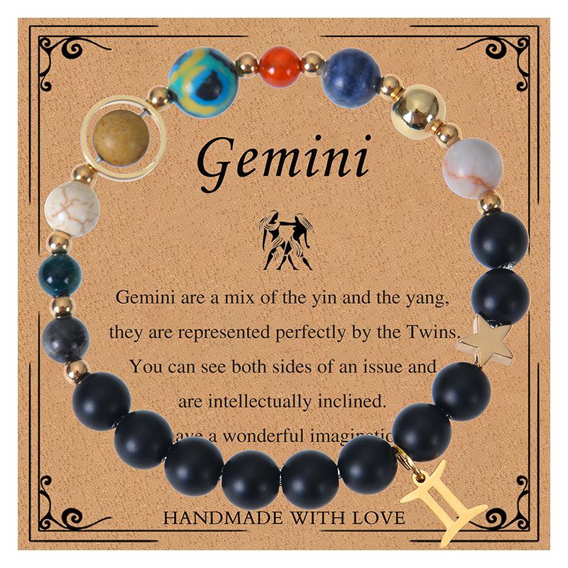 JYL TS Bracelet Zodiac Obsidian Beads Strengthens Star Sign & Protection Gemini-Gemini глибокий морква помаранчевий колір
JYL TS Bracelet Zodiac Obsidian Beads Strengthens Star Sign & Protection Gemini-Gemini глибокий морква помаранчевий колір