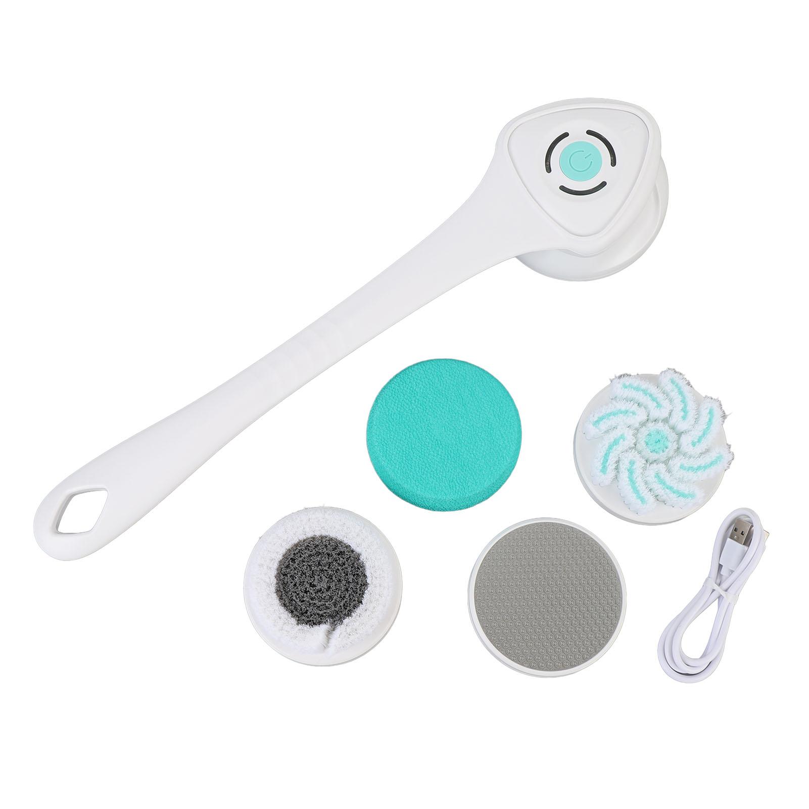 Электрическая щетка для тела, перезаряжаемая, щетка для душа, многофункциональная, с длинной ручкой, очищающая ванна белый
Электрическая щетка для тела, перезаряжаемая, щетка для душа, многофункциональная, с длинной ручкой, очищающая ванна белый