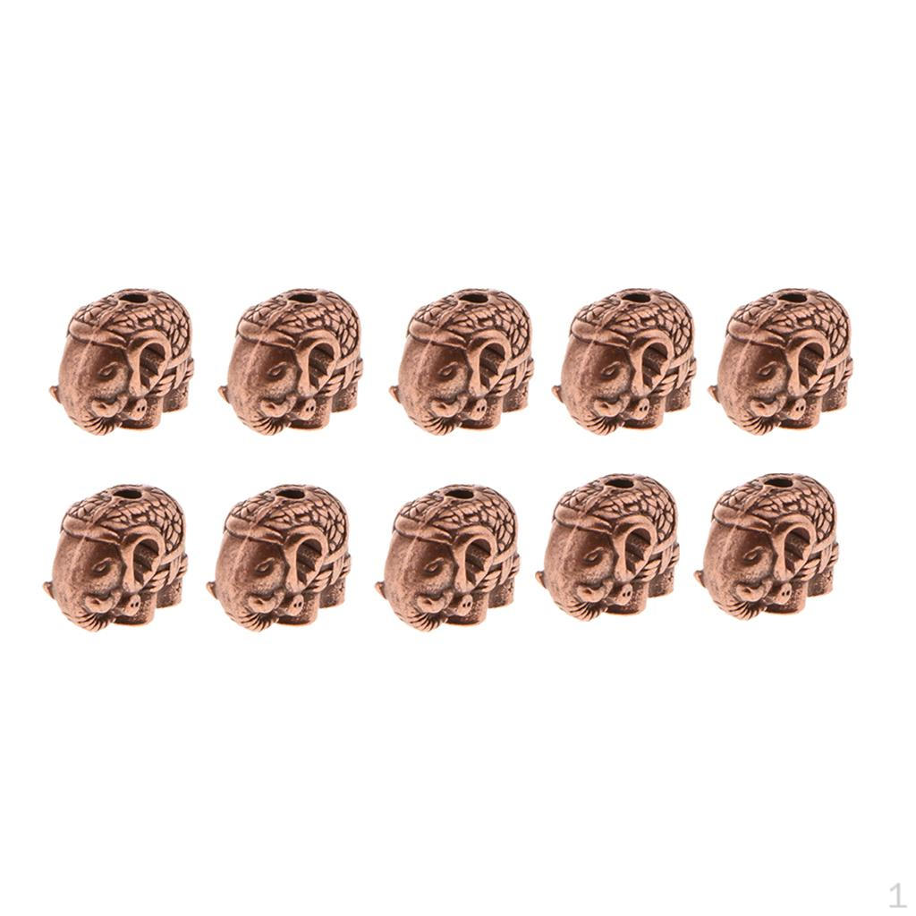 10 Spacer Beads Charms Craft Jewelry Making Findings Red Copper
10 Spacer Beads Charms Craft Jewelry Making Findings Red Copper