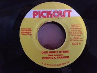 7inch Record DERRICK PARKER One Night Stand NONE Pickout Jamaica Reggae Ska Dub Used
7inch Record DERRICK PARKER One Night Stand NONE Pickout Jamaica Reggae Ska Dub Used