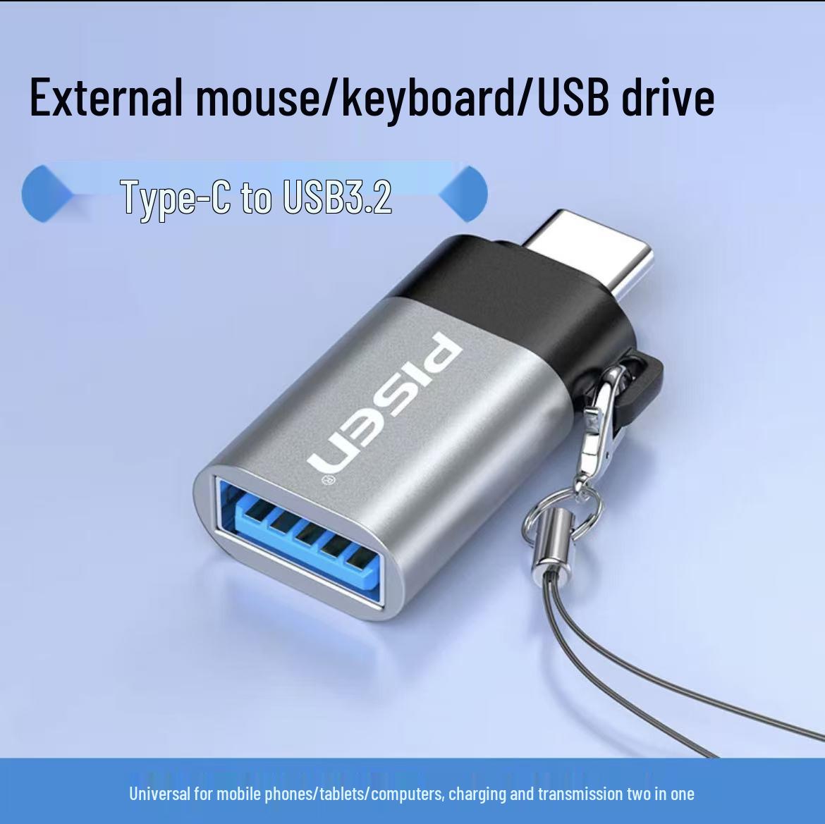 Адаптер PISEN USB 3.0 Type-C OTG для Huawei, Xiaomi, Oppo
Адаптер PISEN USB 3.0 Type-C OTG для Huawei, Xiaomi, Oppo