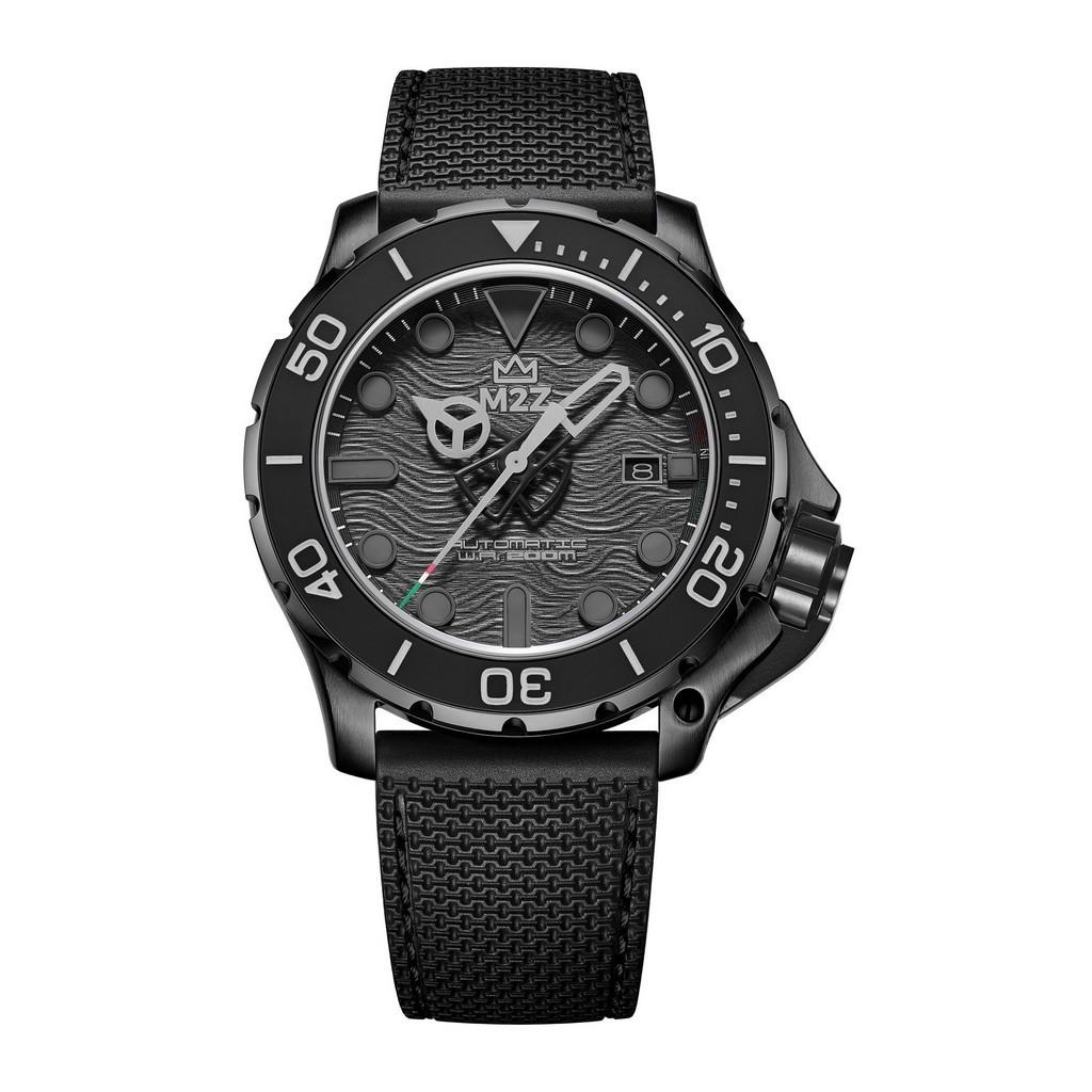M2Z Diver 200 Сапфировое стекло Черный ремешок Черный циферблат Автоматические часы для дайвинга 200-009 200М Мужские часы чёрный
M2Z Diver 200 Сапфировое стекло Черный ремешок Черный циферблат Автоматические часы для дайвинга 200-009 200М Мужские часы чёрный