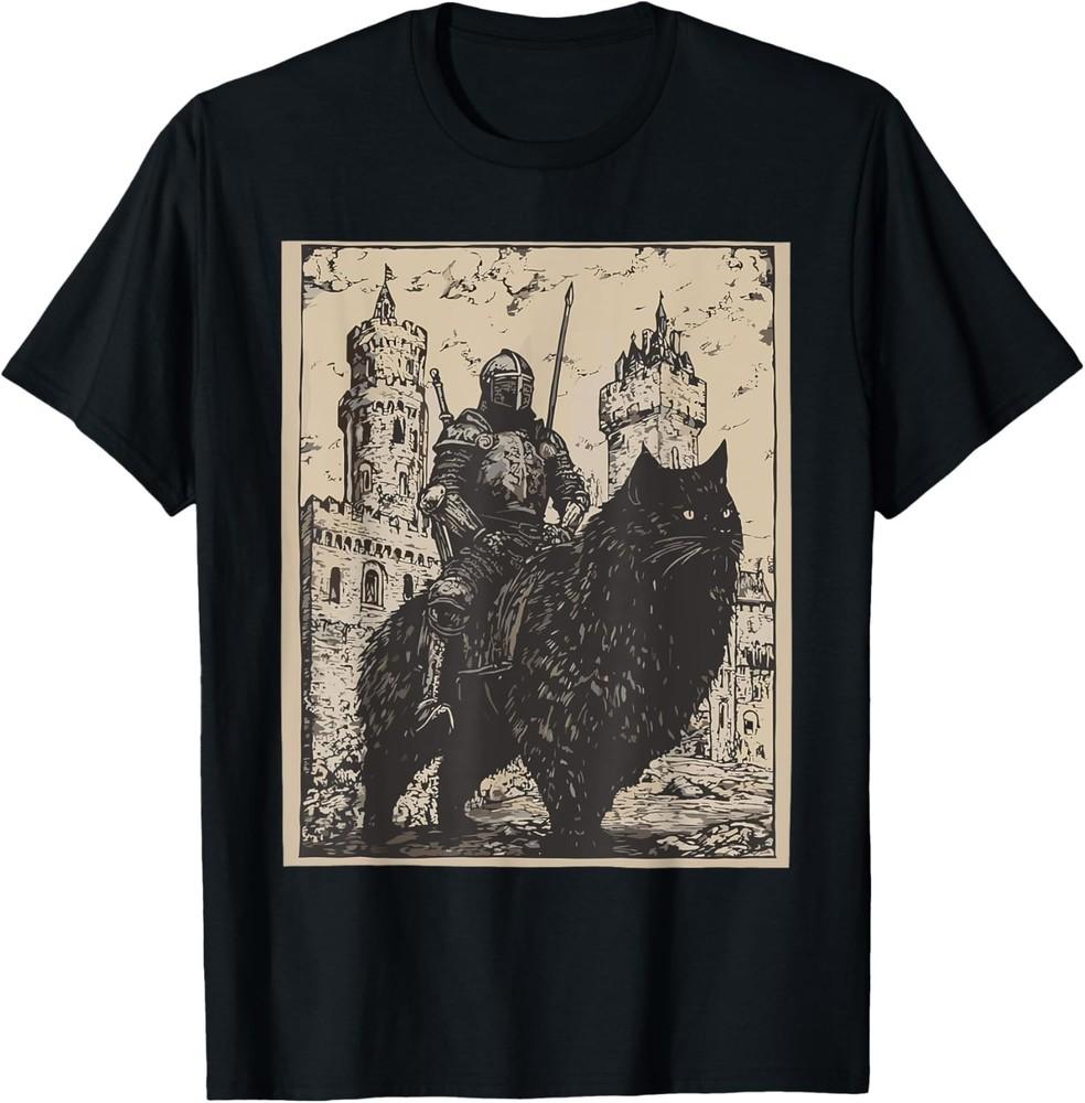 Knight Cat Rider Vintage 90s Medieval Knight Riding Cat T-Shirt unisex T-Shirt L
Knight Cat Rider Vintage 90s Medieval Knight Riding Cat T-Shirt unisex T-Shirt L