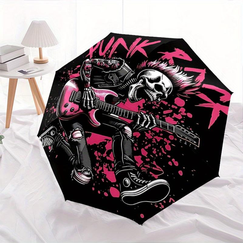 1pc Skull Punk Rocker Pattern Automatic Umbrella is Fashionable and Good-Looking, Suitable for Travel and Daily UseZ074
1pc Skull Punk Rocker Pattern Automatic Umbrella is Fashionable and Good-Looking, Suitable for Travel and Daily UseZ074