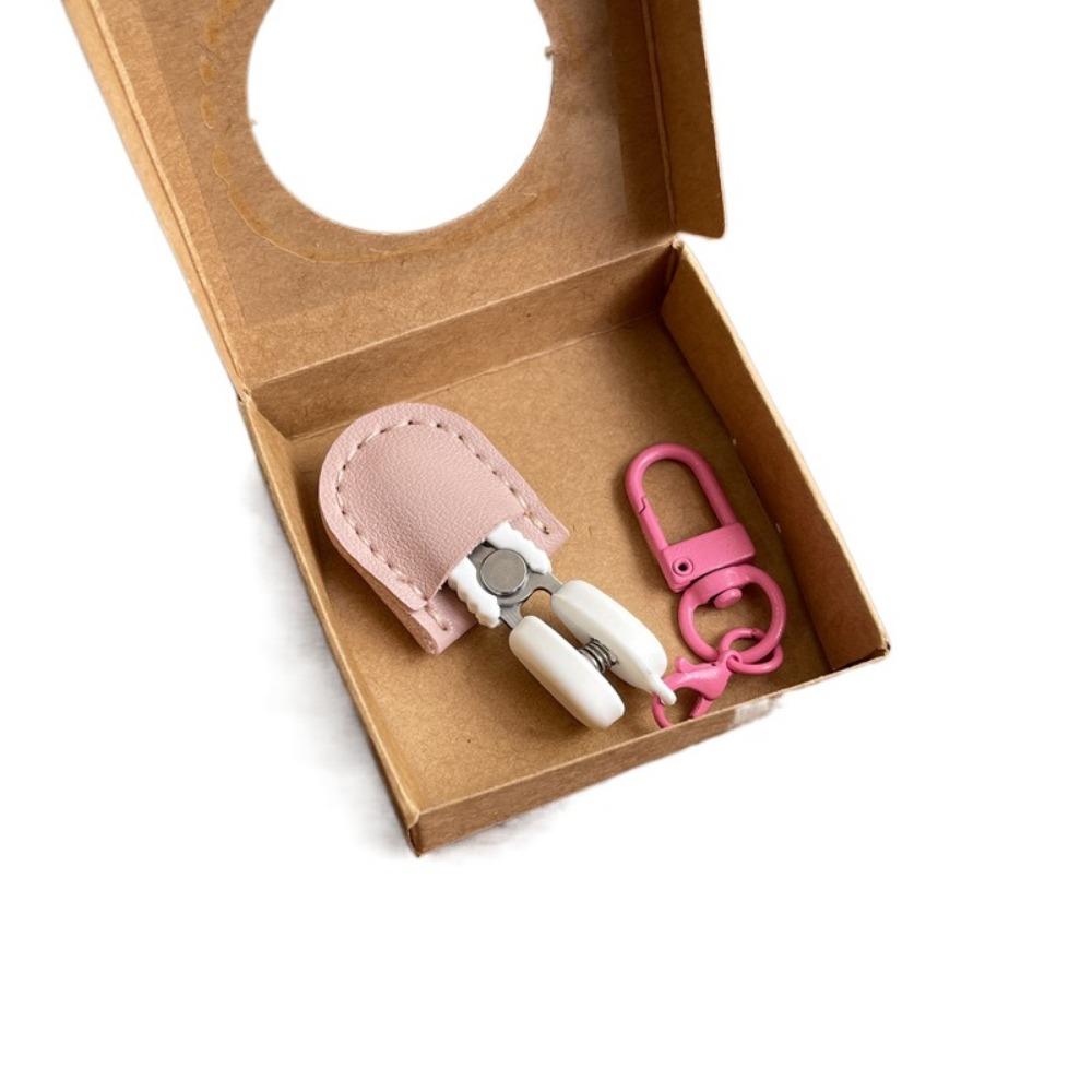 Цветная пряжка-крючок Маленький инструмент для обрезки ниток Ножницы для шитья и вышивания Швейные проекты розовый