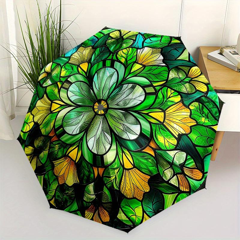 Stained Glass Window Panel - Floral Design for Home Decor (Circular) Umbrella, Christmas Gift Y103
Stained Glass Window Panel - Floral Design for Home Decor (Circular) Umbrella, Christmas Gift Y103
