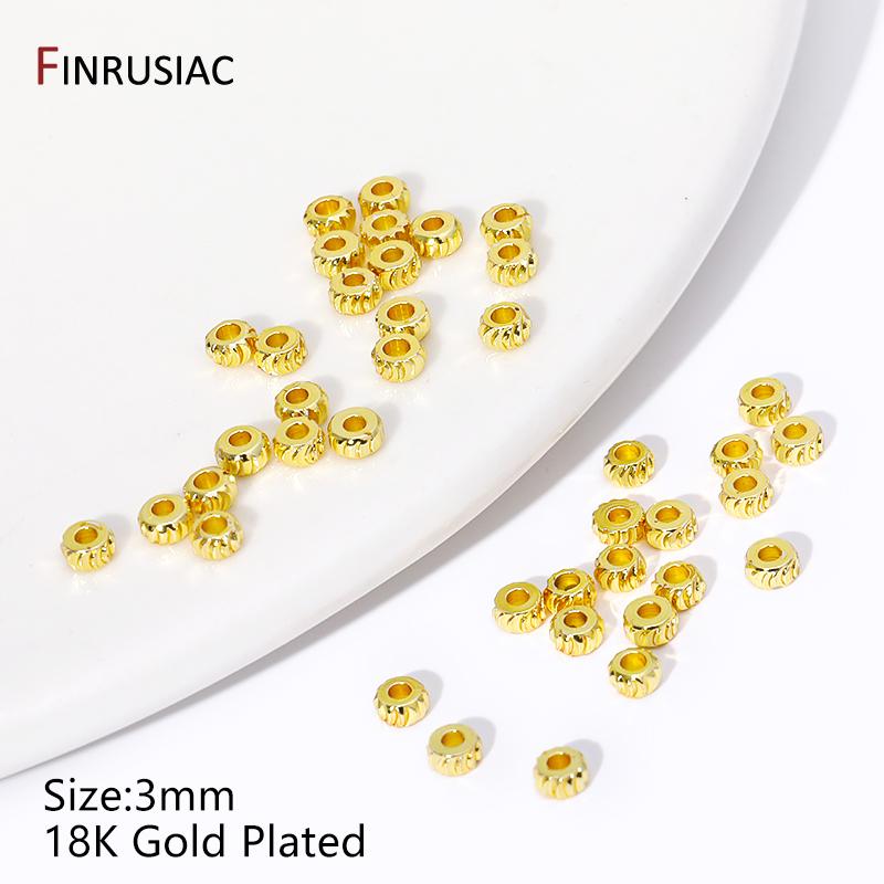 14K/18K Gold Plated Brass Stripe Flat Loose Spacer Beads,Separators Beads For DIY Jewelry Making Bracelet Necklace Findings 20 pieces
14K/18K Gold Plated Brass Stripe Flat Loose Spacer Beads,Separators Beads For DIY Jewelry Making Bracelet Necklace Findings 20 pieces