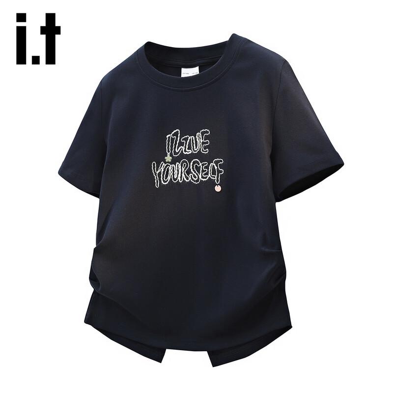 Izzue IT Women s Embroidered Back Slit Short-Sleeve T-Shirt L
Izzue IT Women s Embroidered Back Slit Short-Sleeve T-Shirt L