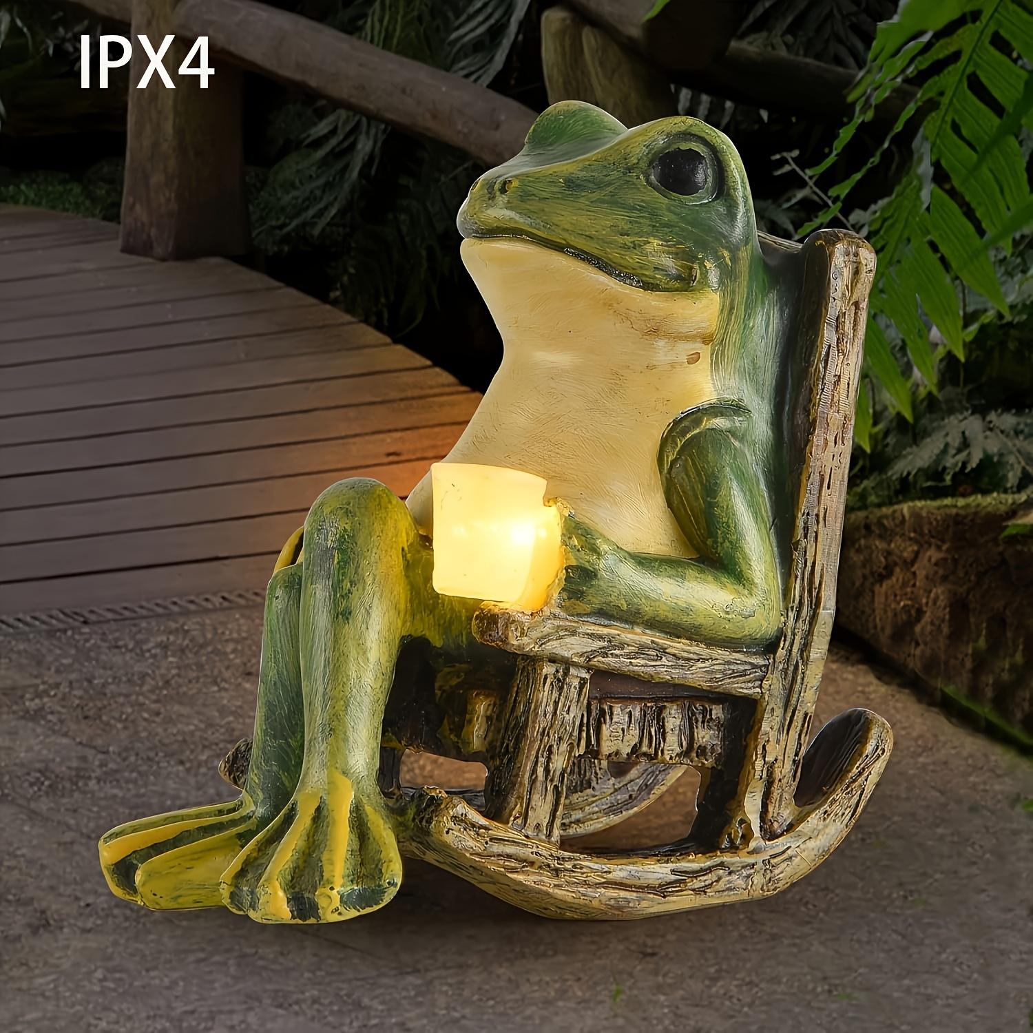 Миниатюрная уличная статуэтка лягушки, украшение для дома IPX4, садовый аксессуар, наружное освещение, декоративное искусство в виде солнечной садовой лягушки, украшение для дворового газона. 1pc
Миниатюрная уличная статуэтка лягушки, украшение для дома IPX4, садовый аксессуар, наружное освещение, декоративное искусство в виде солнечной садовой лягушки, украшение для дворового газона. 1pc