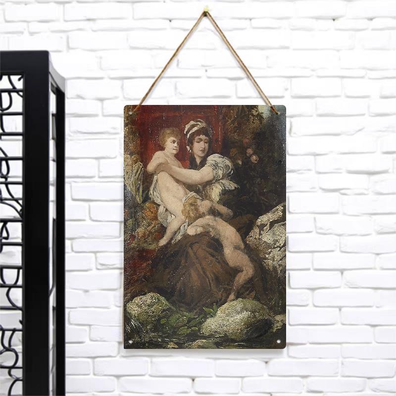 European Retro Mother and ChildOil Painting Style Iron Sheet Painting Living RoomWall Decor Home Art Hanging Ornament 7.9x11.8In(20x30cm)
European Retro Mother and ChildOil Painting Style Iron Sheet Painting Living RoomWall Decor Home Art Hanging Ornament 7.9x11.8In(20x30cm)