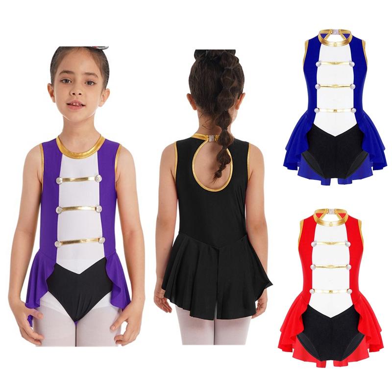 Kids Girls Circus Dress up Costume Sleeveless Back Hollow out Vintage Buttons Adorned Color Contrast Cosplay Jumpsuit 9-10 Years
Kids Girls Circus Dress up Costume Sleeveless Back Hollow out Vintage Buttons Adorned Color Contrast Cosplay Jumpsuit 9-10 Years