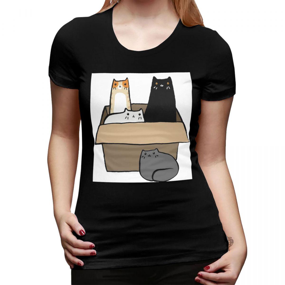 Cats In A Box TShirt for Women ONeck Streetwear T Shirts Womens Short Sleeve Summer Clothes Tops 2XL
Cats In A Box TShirt for Women ONeck Streetwear T Shirts Womens Short Sleeve Summer Clothes Tops 2XL
