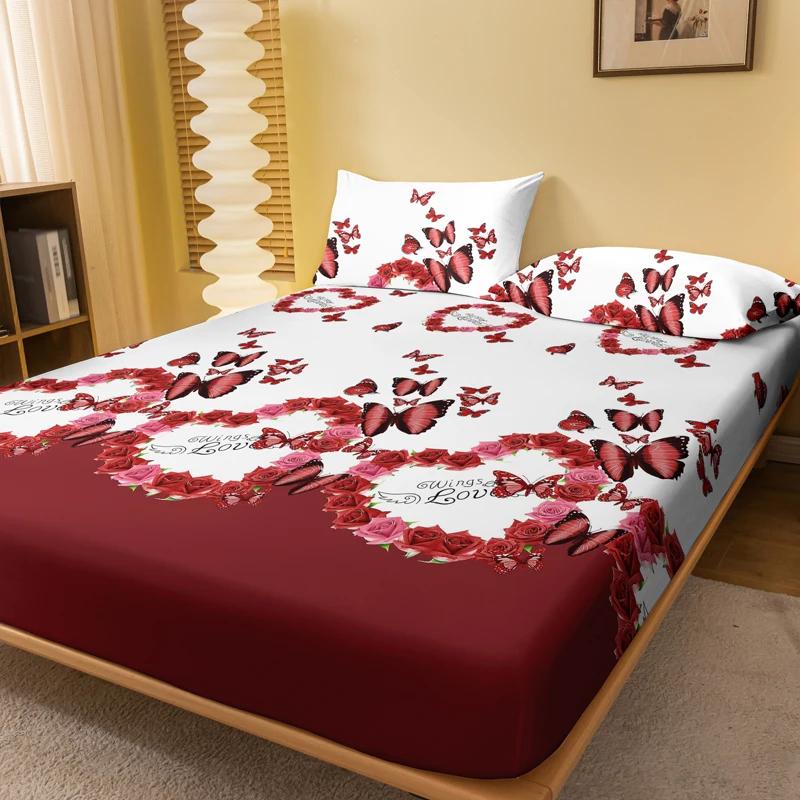 1 Simple Modern Butterfly Printed Matte Fitted Sheet, Bedroom Printed Bed Cover, Bedding (Excluding Pillowcases) 71x132cm
1 Simple Modern Butterfly Printed Matte Fitted Sheet, Bedroom Printed Bed Cover, Bedding (Excluding Pillowcases) 71x132cm