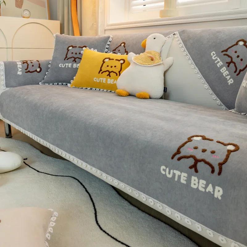 Чехлы для диванов из синели, чехлы для диванов с мультяшной вышивкой, Нескользящие чехлы для гостиной, домашнего декора, универсальные чехлы для диванов, кружевные чехлы для диванов 70x70
Чехлы для диванов из синели, чехлы для диванов с мультяшной вышивкой, Нескользящие чехлы для гостиной, домашнего декора, универсальные чехлы для диванов, кружевные чехлы для диванов 70x70