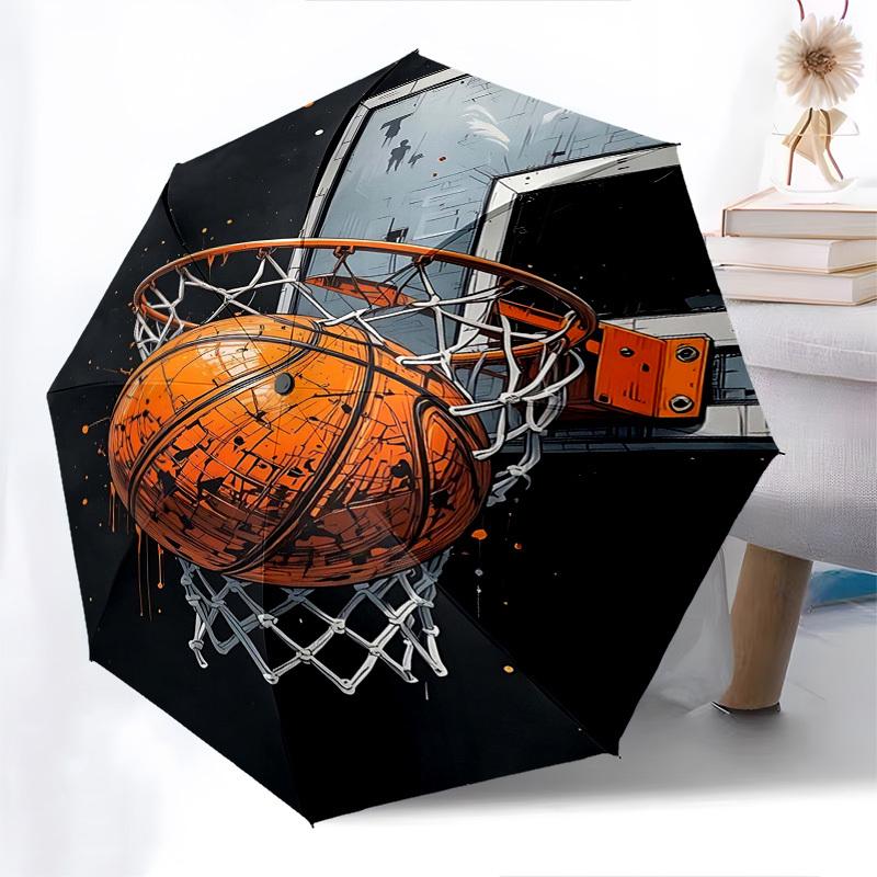 1pc Automatic Folding Umbrella with Basketball Hoop Design, Portable 3-Fold Design, 8-Bone Iron Frame, Outdoor, Ideal Gift for Fans, Travelers, Daily
1pc Automatic Folding Umbrella with Basketball Hoop Design, Portable 3-Fold Design, 8-Bone Iron Frame, Outdoor, Ideal Gift for Fans, Travelers, Daily