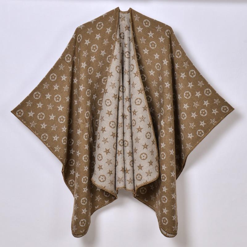 Новая ретро женская шаль с разрезами, кейп для подиума, осенне-зимний жаккардовый шарф-кейп 130x150cm
Новая ретро женская шаль с разрезами, кейп для подиума, осенне-зимний жаккардовый шарф-кейп 130x150cm