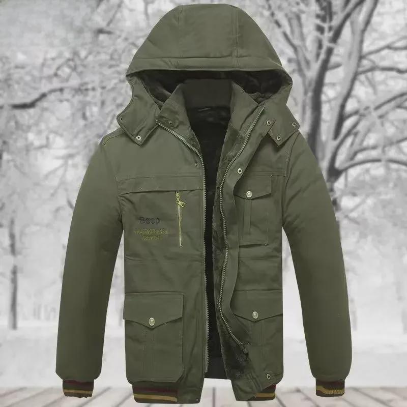 Men s Hooded Camouflage Cotton Coat - Winter Warmth Velvet-Lined, Long-Sleeved Short Jacket 190 for 185-205 lbs
Men s Hooded Camouflage Cotton Coat - Winter Warmth Velvet-Lined, Long-Sleeved Short Jacket 190 for 185-205 lbs