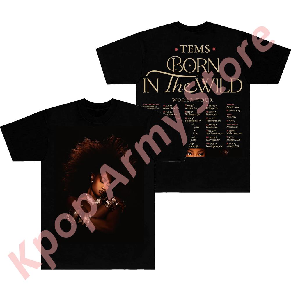Tems Born in the Wild Tour Tshirts New Logo Tee Summer Women Unisex Fashion Casual Short Sleeve Crewneck 4XL
Tems Born in the Wild Tour Tshirts New Logo Tee Summer Women Unisex Fashion Casual Short Sleeve Crewneck 4XL