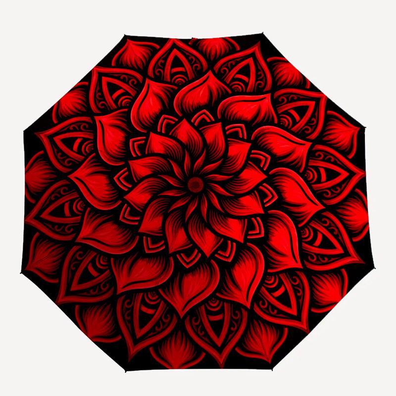 1pc Red Lotus Mandala Umbrella with Plastic Handle,Compact & Stylish,Suitable for All Seasons YS331066
1pc Red Lotus Mandala Umbrella with Plastic Handle,Compact & Stylish,Suitable for All Seasons YS331066