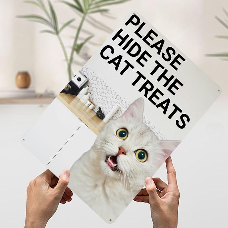 Cat Treat Warning Sign Tin Plaque Poster Customized Wall Art Retro Vintage Metal Signs for Man Cave Coffee Bar Accessories Decor 7.9x11.8In(20x30cm)
Cat Treat Warning Sign Tin Plaque Poster Customized Wall Art Retro Vintage Metal Signs for Man Cave Coffee Bar Accessories Decor 7.9x11.8In(20x30cm)