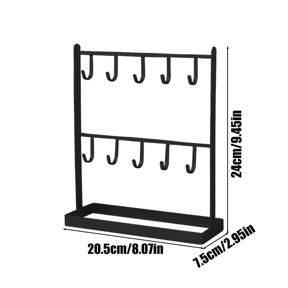 Key Ring Holder Metal Bracelet Organizer With 10 Hooks Key Holder Stand For Entrance Front Door Hallway Living Room Offices Home чорний
Key Ring Holder Metal Bracelet Organizer With 10 Hooks Key Holder Stand For Entrance Front Door Hallway Living Room Offices Home чорний