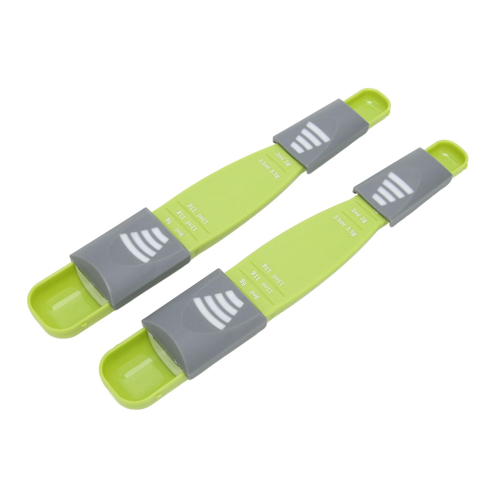 Measuring Spoon Adjustable Scale Double Ended Plastic Metering Spoon for Coffee Mask Powder Baking 2pcs
Measuring Spoon Adjustable Scale Double Ended Plastic Metering Spoon for Coffee Mask Powder Baking 2pcs