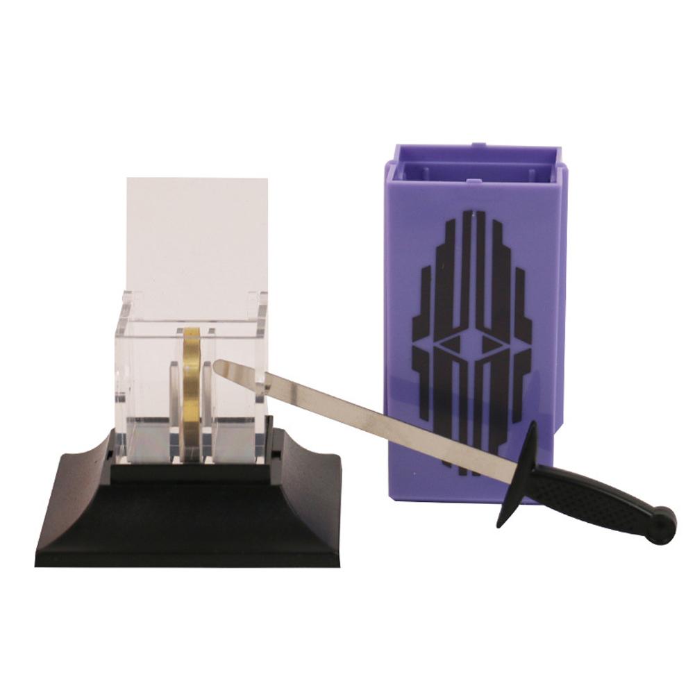 Sword Through Ring Sealed by a Box Close up Magic Trick Stage Show Penetration Magic Props Gimmick Accessories Joke Props
Sword Through Ring Sealed by a Box Close up Magic Trick Stage Show Penetration Magic Props Gimmick Accessories Joke Props