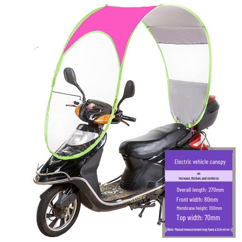 Складаний вітрозахисний сонцезахист для електромобіля та мотоцикла: Особливість: Підніжка-парасолька, Знімний навіс, Живлення від батарейок, Захист від УФ-випромінювання. No Mirror Included
Складаний вітрозахисний сонцезахист для електромобіля та мотоцикла: Особливість: Підніжка-парасолька, Знімний навіс, Живлення від батарейок, Захист від УФ-випромінювання. No Mirror Included