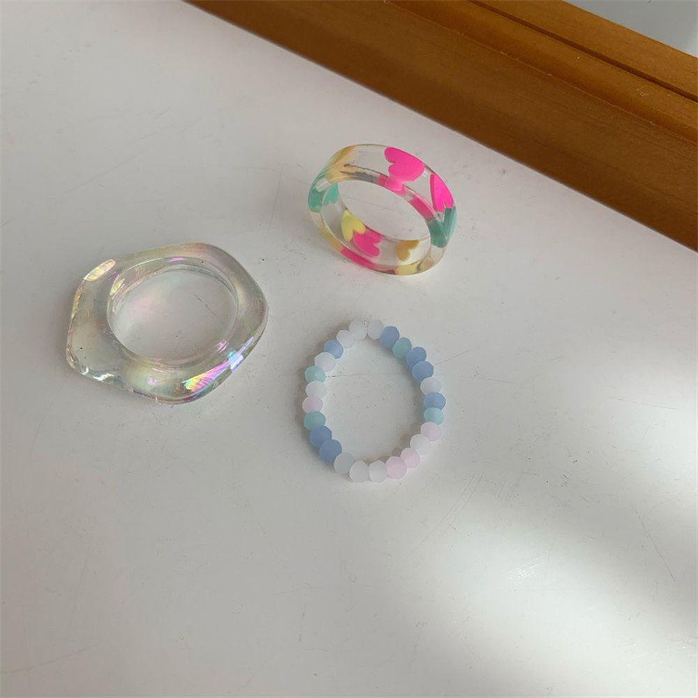 Fashion Personality Finger Buckle Women Jewelry Accessories Handmade Beaded Ring Transparent Ring
Fashion Personality Finger Buckle Women Jewelry Accessories Handmade Beaded Ring Transparent Ring