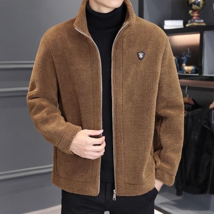 Men s Thick Lambswool Jacket - Warm Casual Outerwear for Autumn/Winter 2XL (recommended 150-170 kg) коричневий
Men s Thick Lambswool Jacket - Warm Casual Outerwear for Autumn/Winter 2XL (recommended 150-170 kg) коричневий