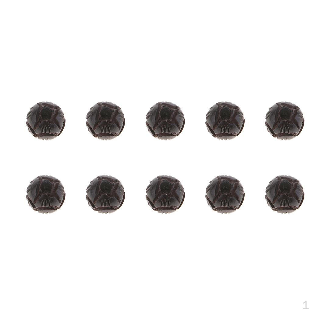 10 Black Round Spacer Loose Beads Wooden Meditation 6MM
10 Black Round Spacer Loose Beads Wooden Meditation 6MM