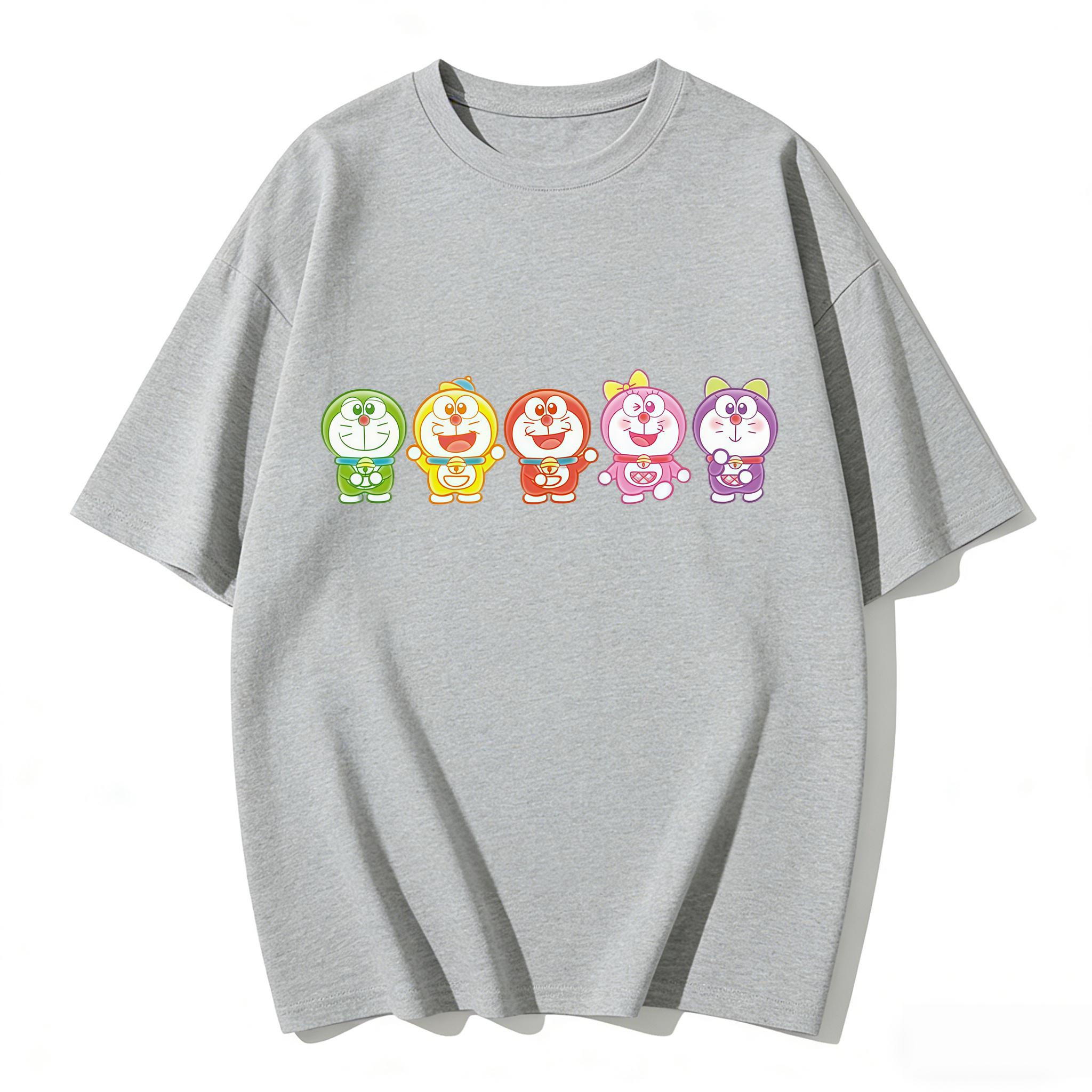 2026 Summer Doraemons Cartoon Printed Short Sleeve Pure Cotton Tshirt Classic Casual Family Matching Outfits Tops Couple Tees S
2026 Summer Doraemons Cartoon Printed Short Sleeve Pure Cotton Tshirt Classic Casual Family Matching Outfits Tops Couple Tees S