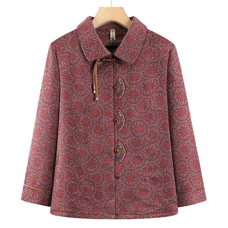 Women s Plus Size Long Sleeve Spring Lapel Shirt - Grandma s Casual Thin Top for Spring & Autumn 3XL (Recommended 115-130 jin)
Women s Plus Size Long Sleeve Spring Lapel Shirt - Grandma s Casual Thin Top for Spring & Autumn 3XL (Recommended 115-130 jin)